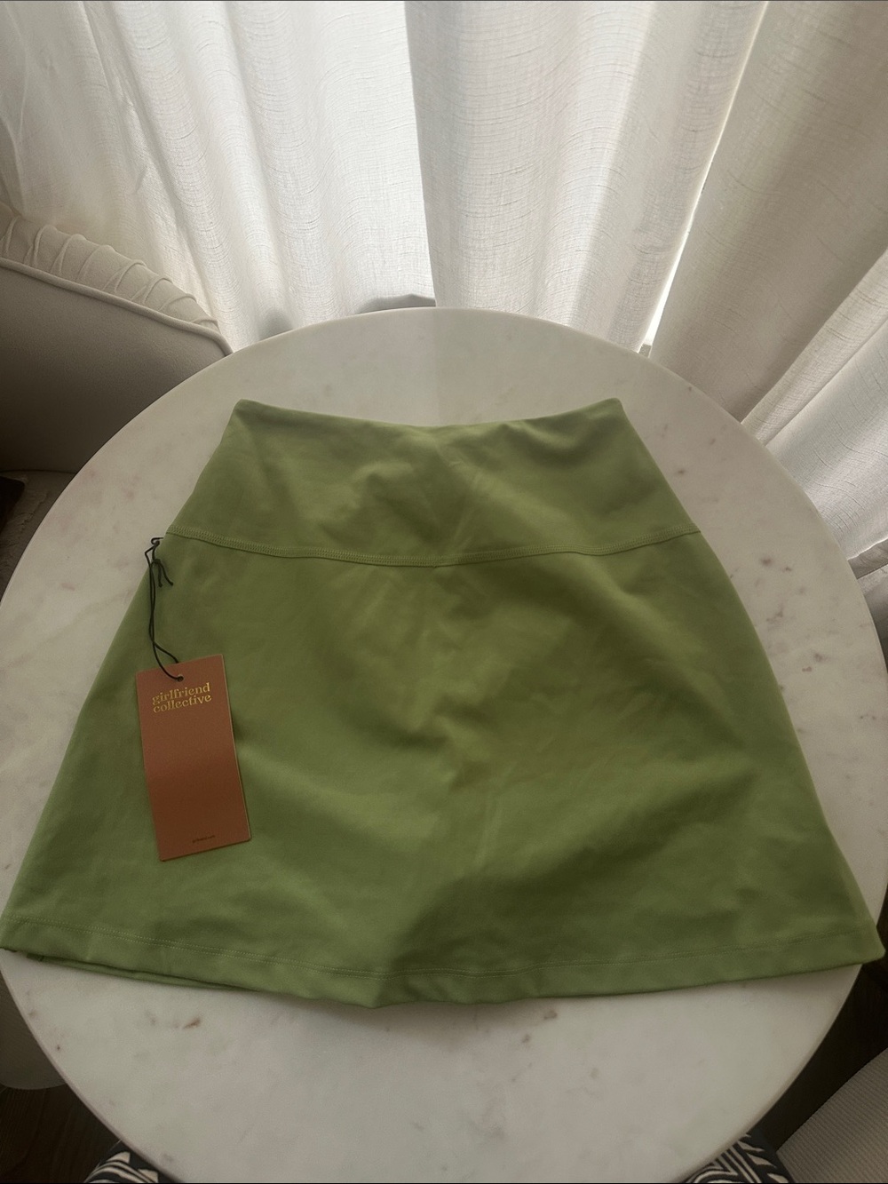 The Skort Matcha or Mantis by Girlfriend Collective XS NWT